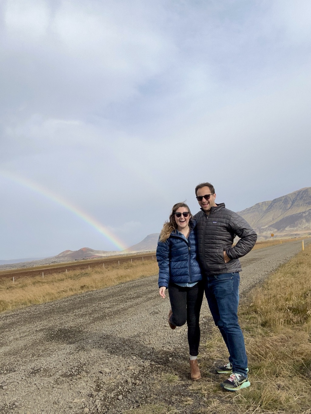 Iceland Rainbow in back